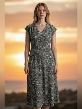 Pact | Dresses | Pact Easy Patio Dress In Dahlia Pink Sz S | Poshmark